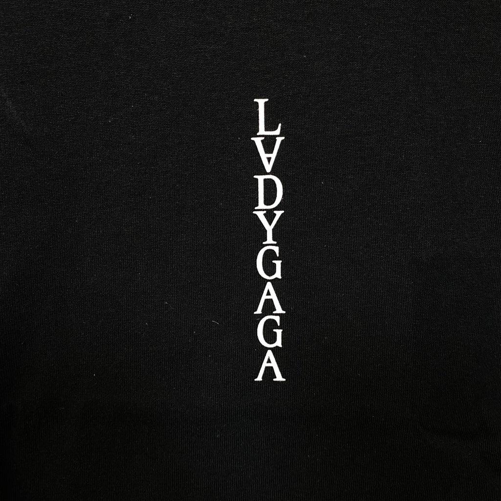 Lady Gaga Black & White Portrait Graphic T-Shirt Small product image 3