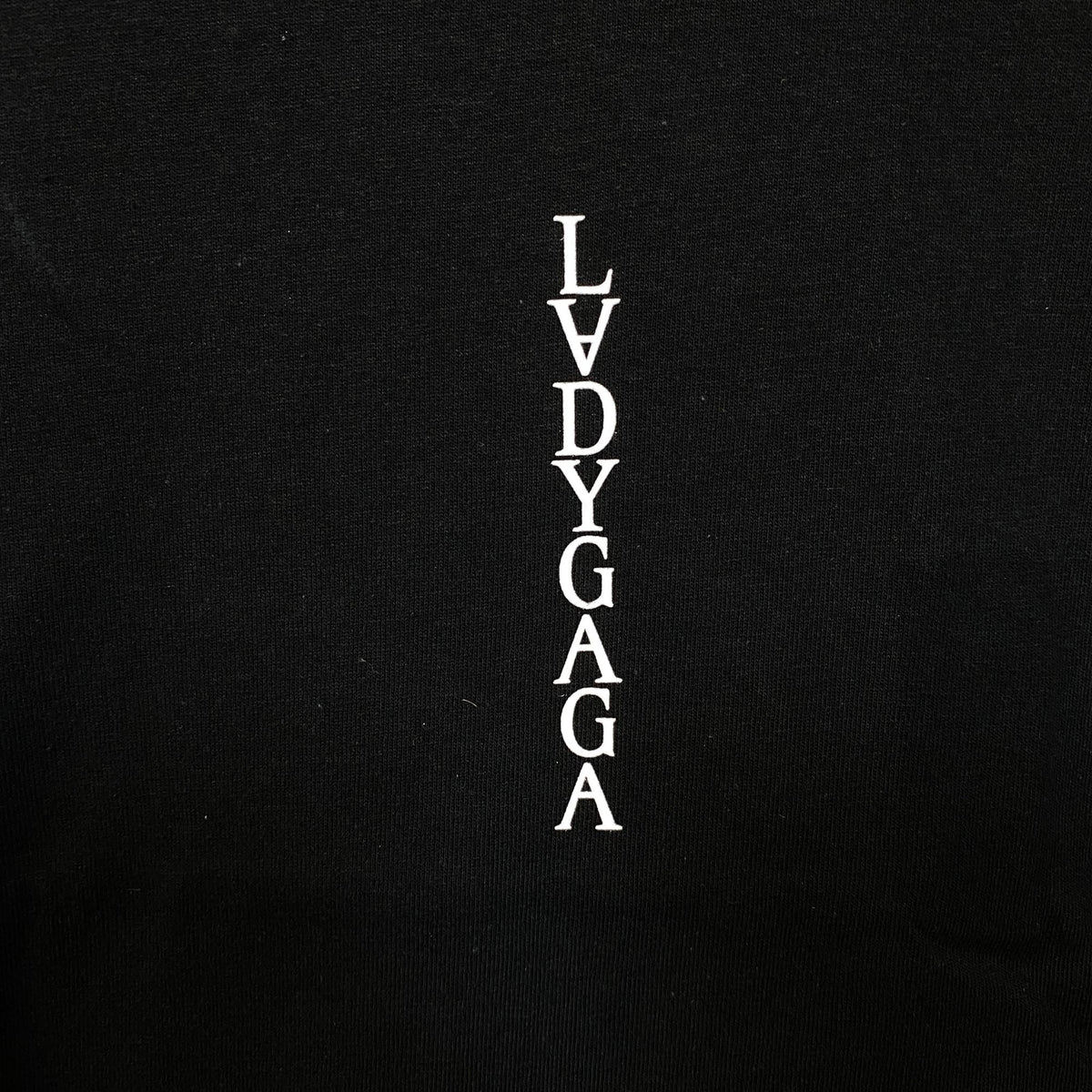 Lady Gaga Black & White Portrait Graphic T-Shirt Small product image 3