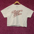 Junk Food Clothing Cheers and Beers Cropped Graphic T-Shirt product image 1