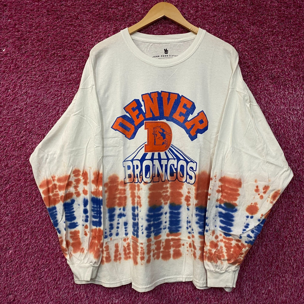 NFL AFC West Denver Broncos Tie-Dye long Sleeve Shirt 2XL product image 1