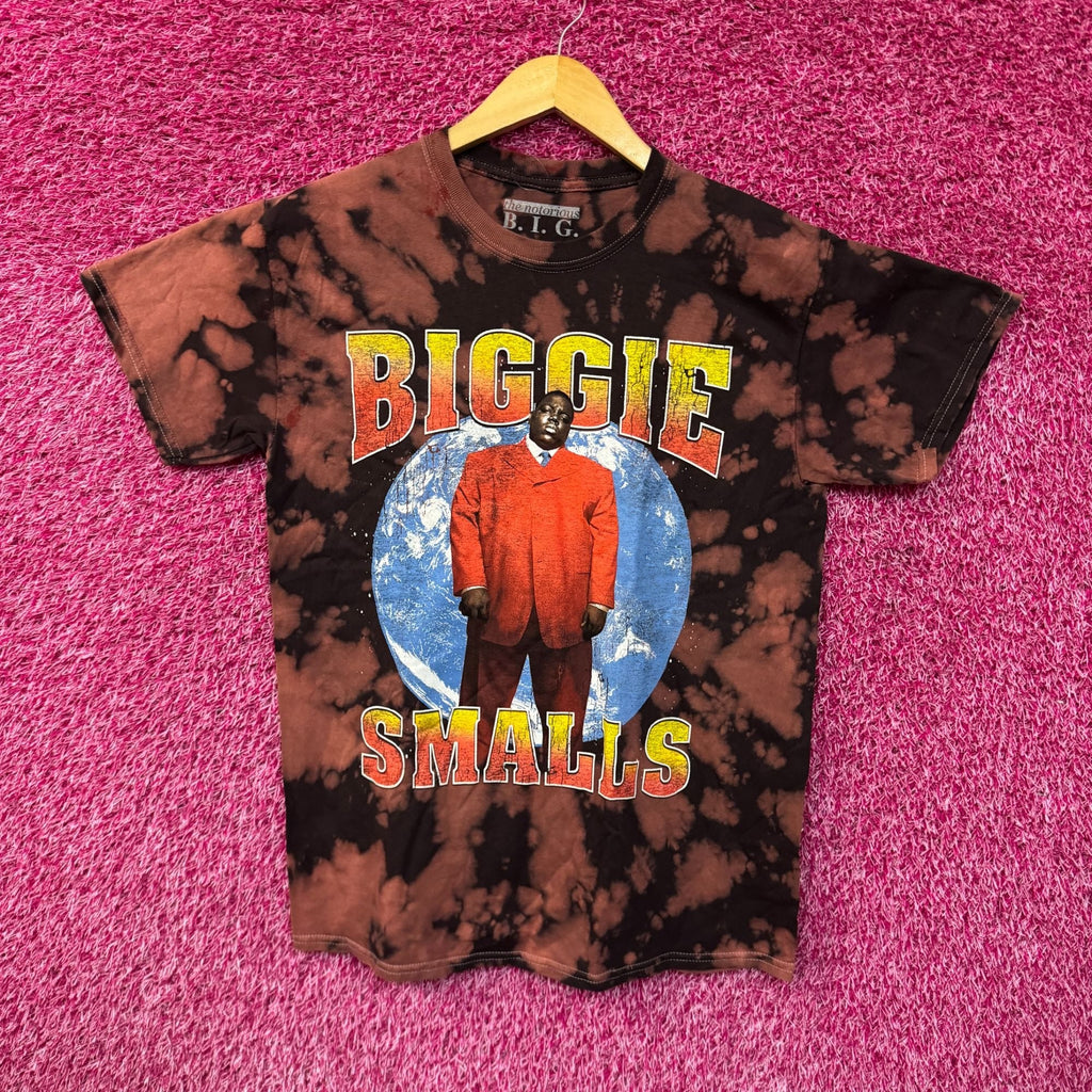 Biggie Smalls Kingpin of Planet Earth Hip Hop Bleach Dye M product image 1