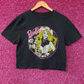 Junk Food Barbie Cowgirl Retro Graphic Women's Green Crop product image 1