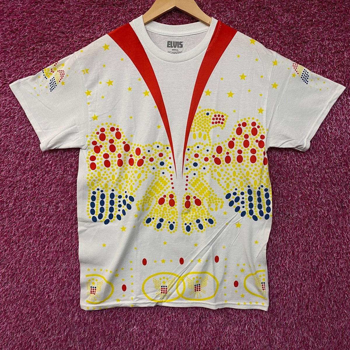 Elvis Presley Iconic Jumpsuit Costume Graphic Tee Small product image 1