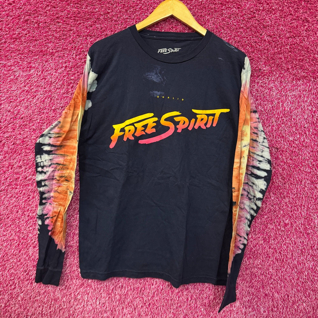 Khalid Free Spirit Spell Out Tour Wing Dyed Long Sleeve M product image 1