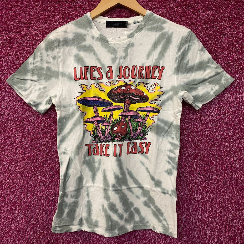 Life's a Journey Take it Easy Psychedelic Mushrooms Graphic product image 1