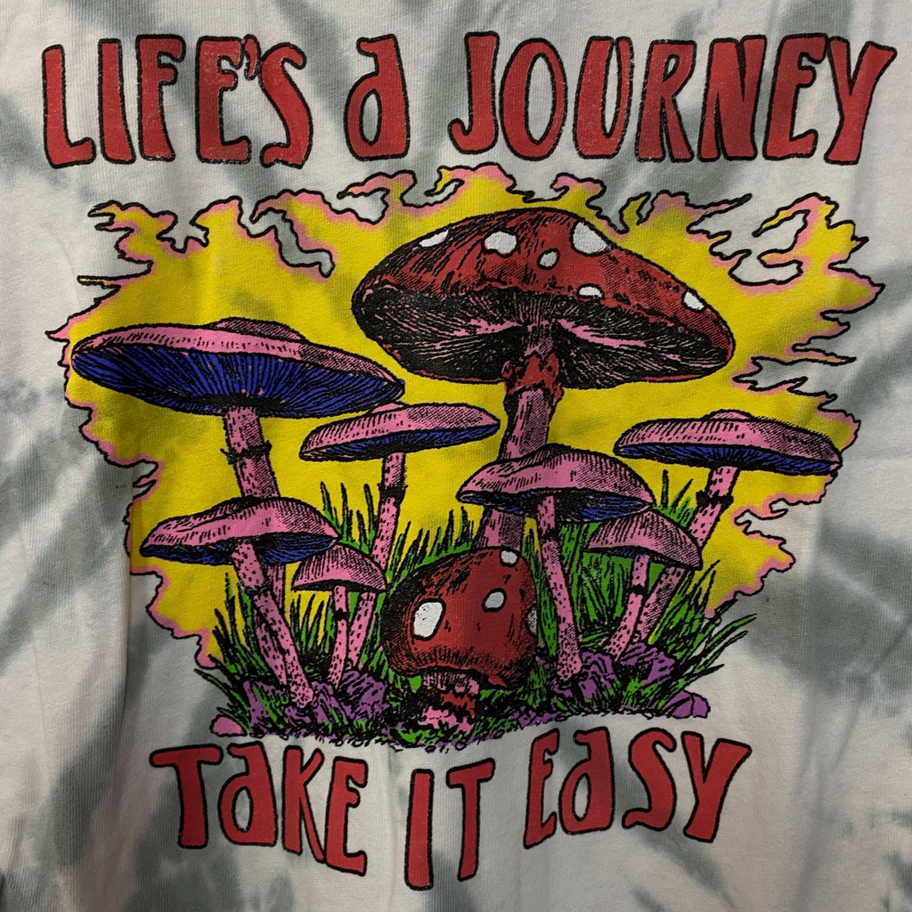 Life's a Journey Take it Easy Psychedelic Mushrooms Graphic product image 2