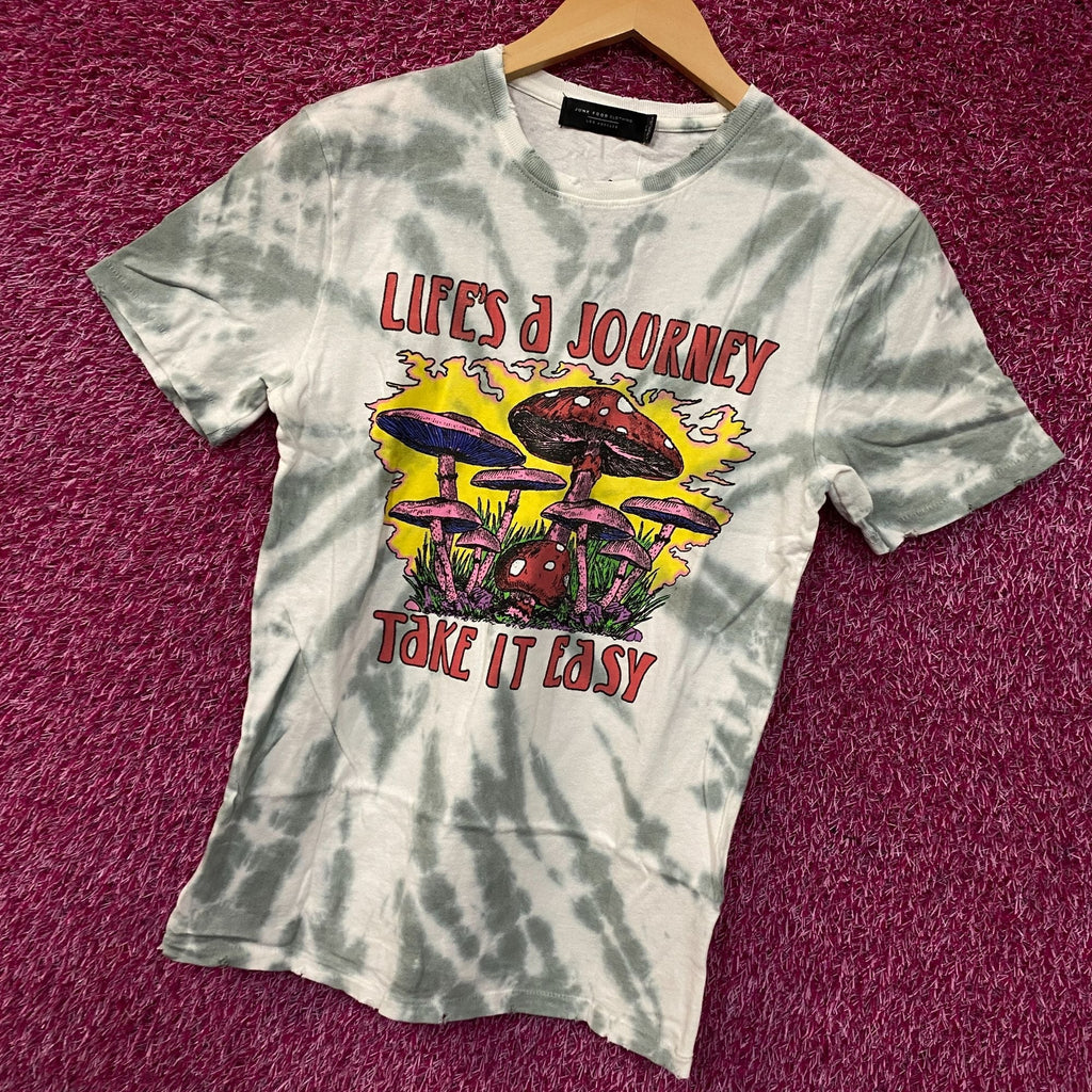 Life's a Journey Take it Easy Psychedelic Mushrooms Graphic product image 3
