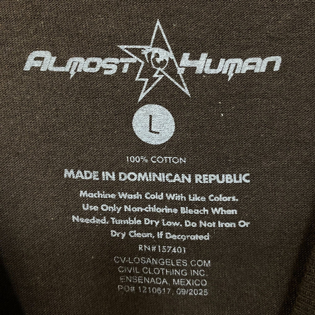 Almost Human Pink World Apparel Graphic T-Shirt Large product image 5
