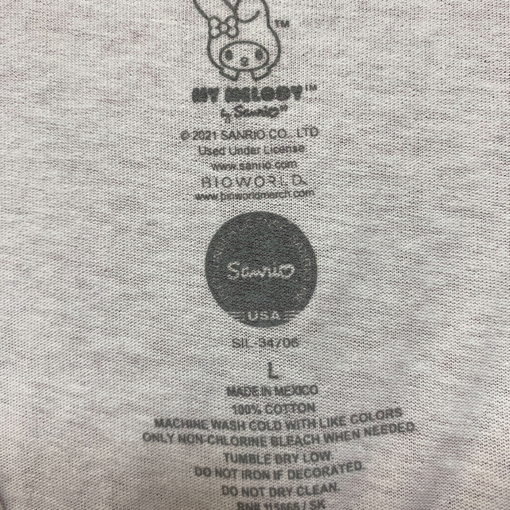 My Melody Japanese Kawaii Strawberry Milk Sanrio Tee L product image 4