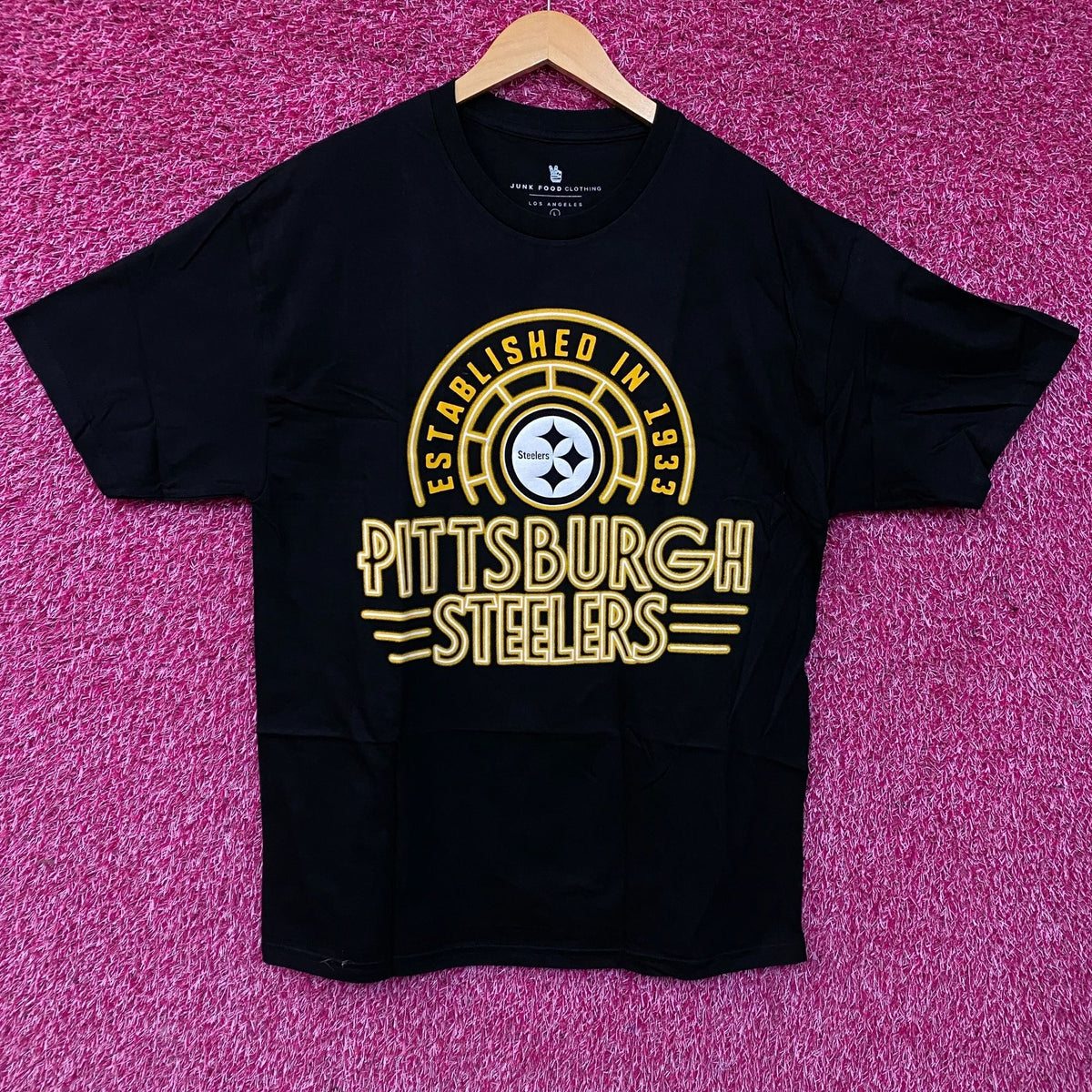 Junk Food NFL Pittsburgh Steelers Team Logo Graphic T-Shirt product image 1