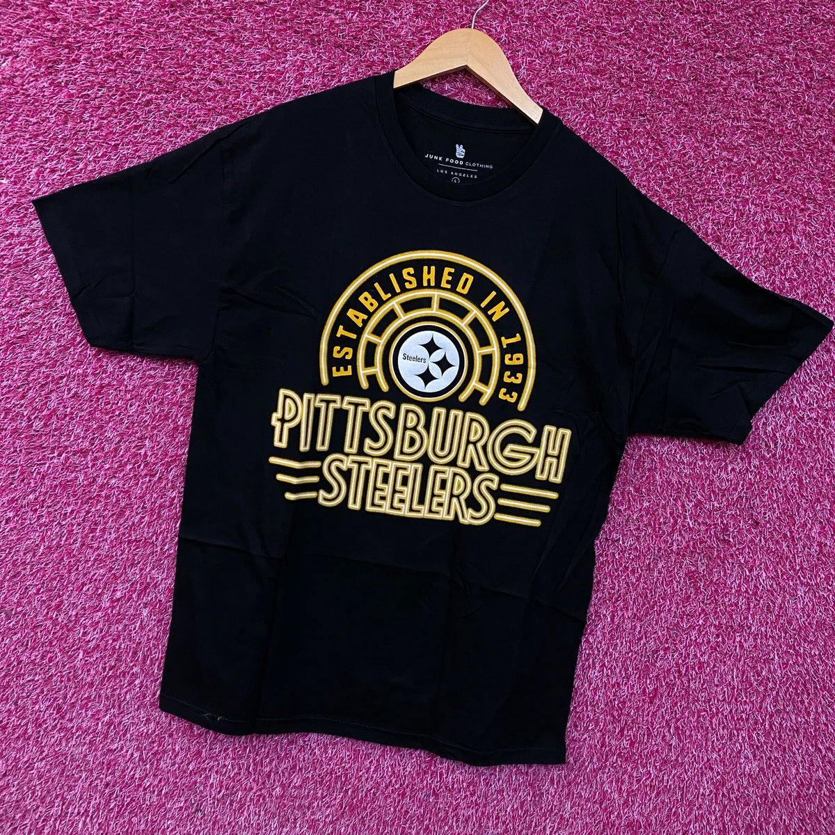 Junk Food NFL Pittsburgh Steelers Team Logo Graphic T-Shirt product image 3