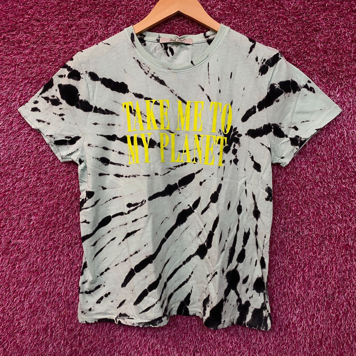 Junk Food Clothing Take Me To My Planet Tie-Dye Graphic Tee product image 1
