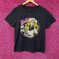 Junk Food Barbie Cowgirl Retro Graphic Women's Green Crop product image 1