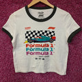 Junk Food Women's Formula 1 Finish Line Crop T-shirt XL product image 1