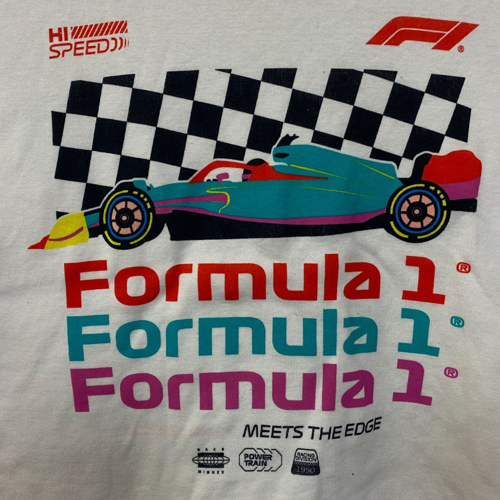 Junk Food Women's Formula 1 Finish Line Crop T-shirt XL product image 2