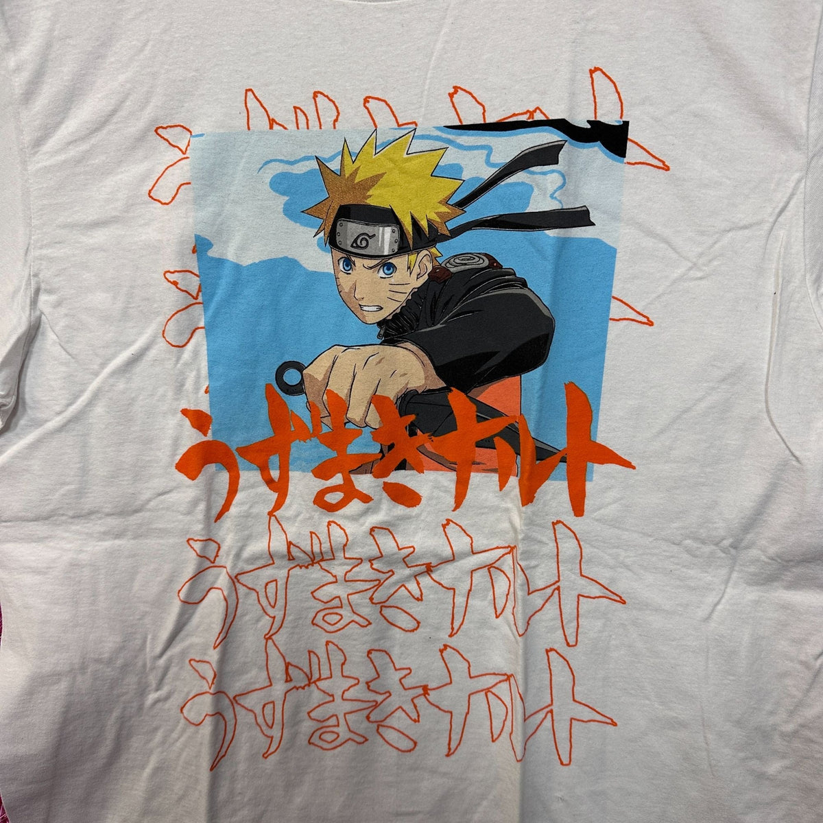 Naruto Uzumaki Hidden Leaf Hero Shippuden Anime Tee L product image 2