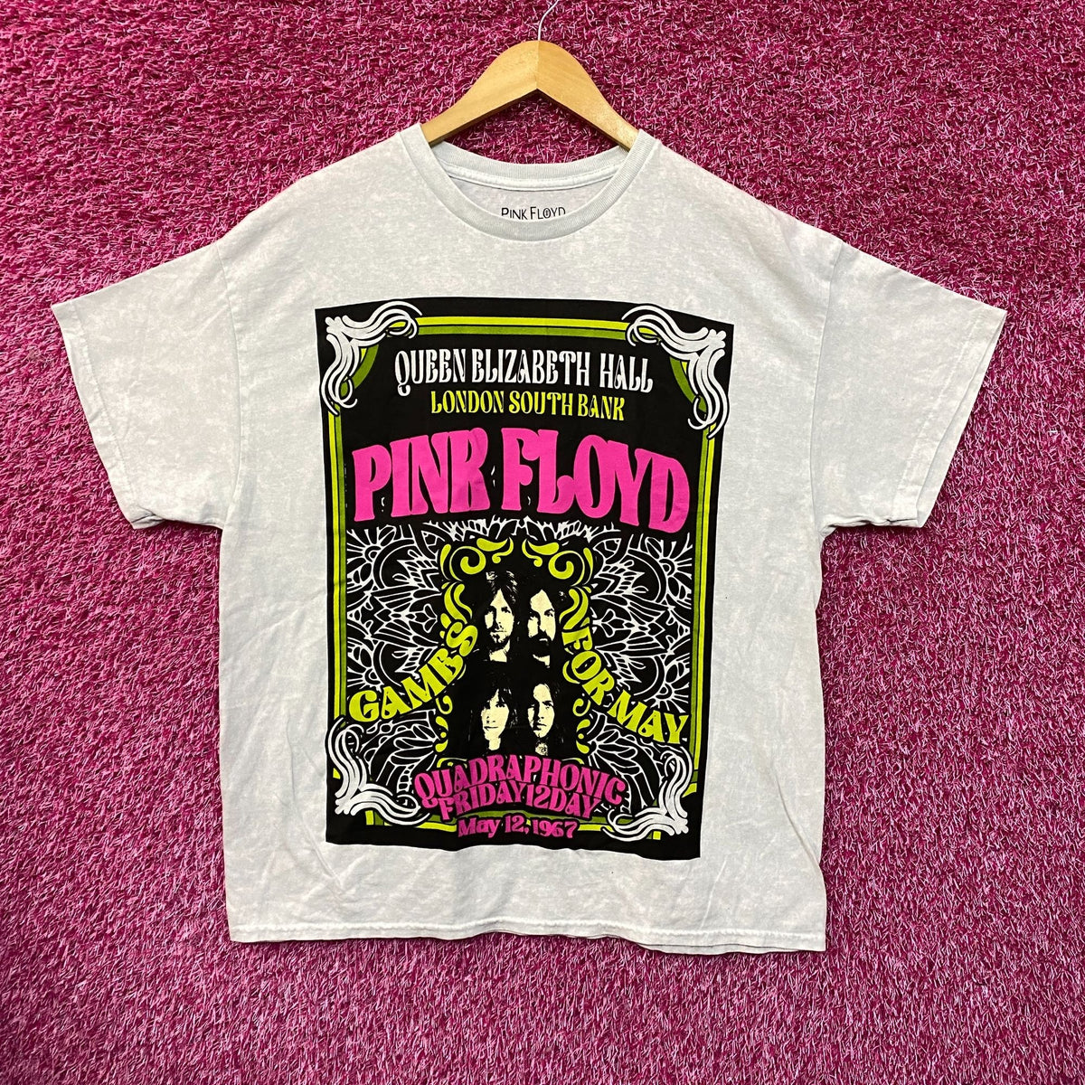 Pink Floyd 1967 London Tour Rock Shirt size 1X product image 1