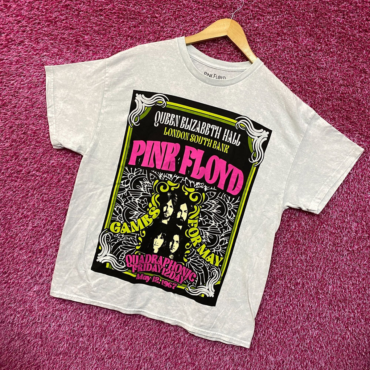 Pink Floyd 1967 London Tour Rock Shirt size 1X product image 3