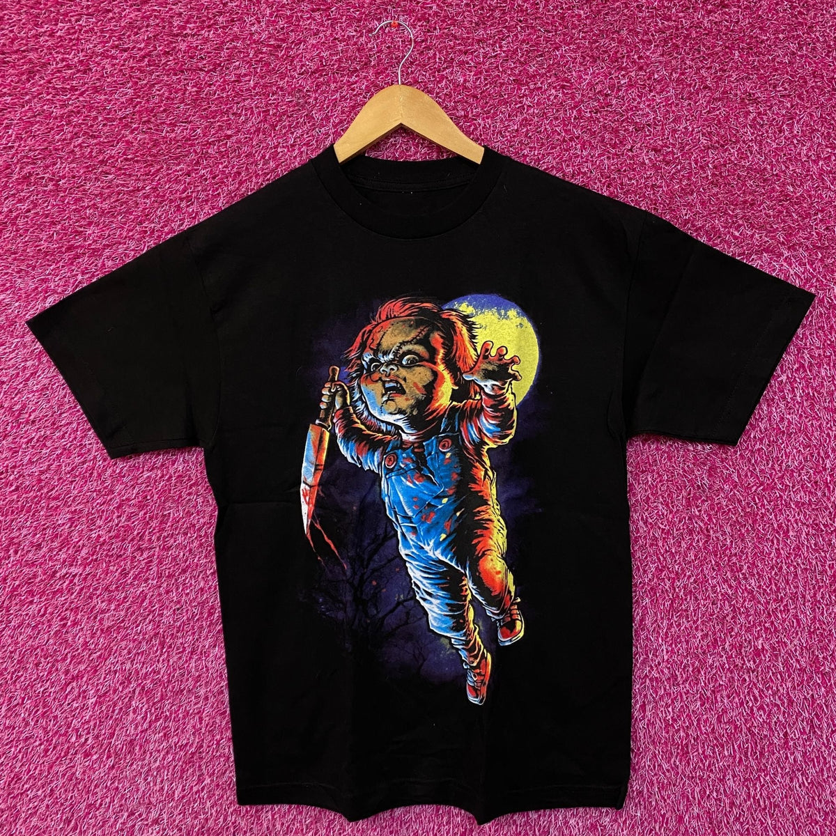 Chucky Full Moon Neon Tshirt size medium product image 1