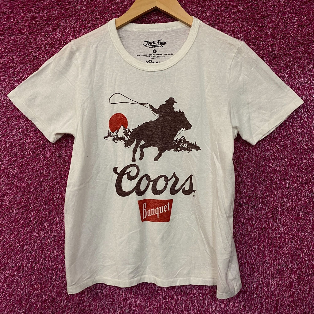 Junk Food Clothing Coors Banquet Cowboy Vintage Style product image 1
