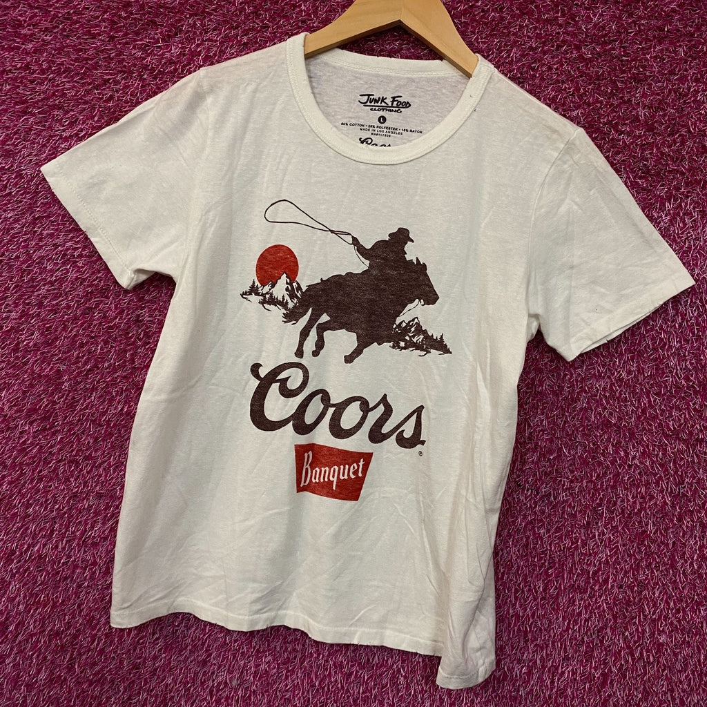 Junk Food Clothing Coors Banquet Cowboy Vintage Style product image 3