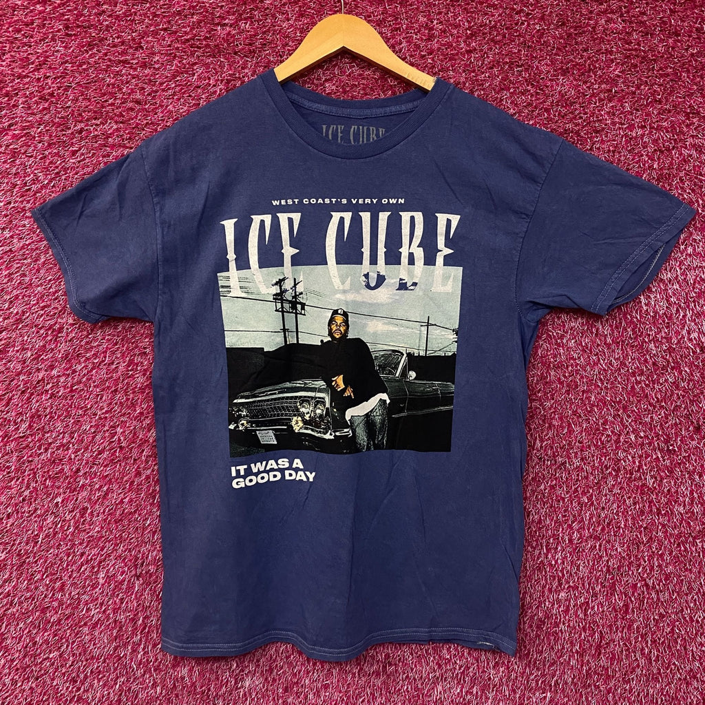 Ice Cube West Coast Good Day Portrait Acid Wash Blue product image 6