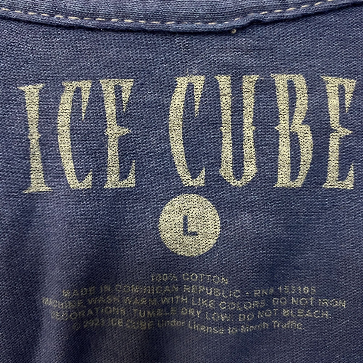 Ice Cube West Coast Good Day Portrait Acid Wash Blue product image 10