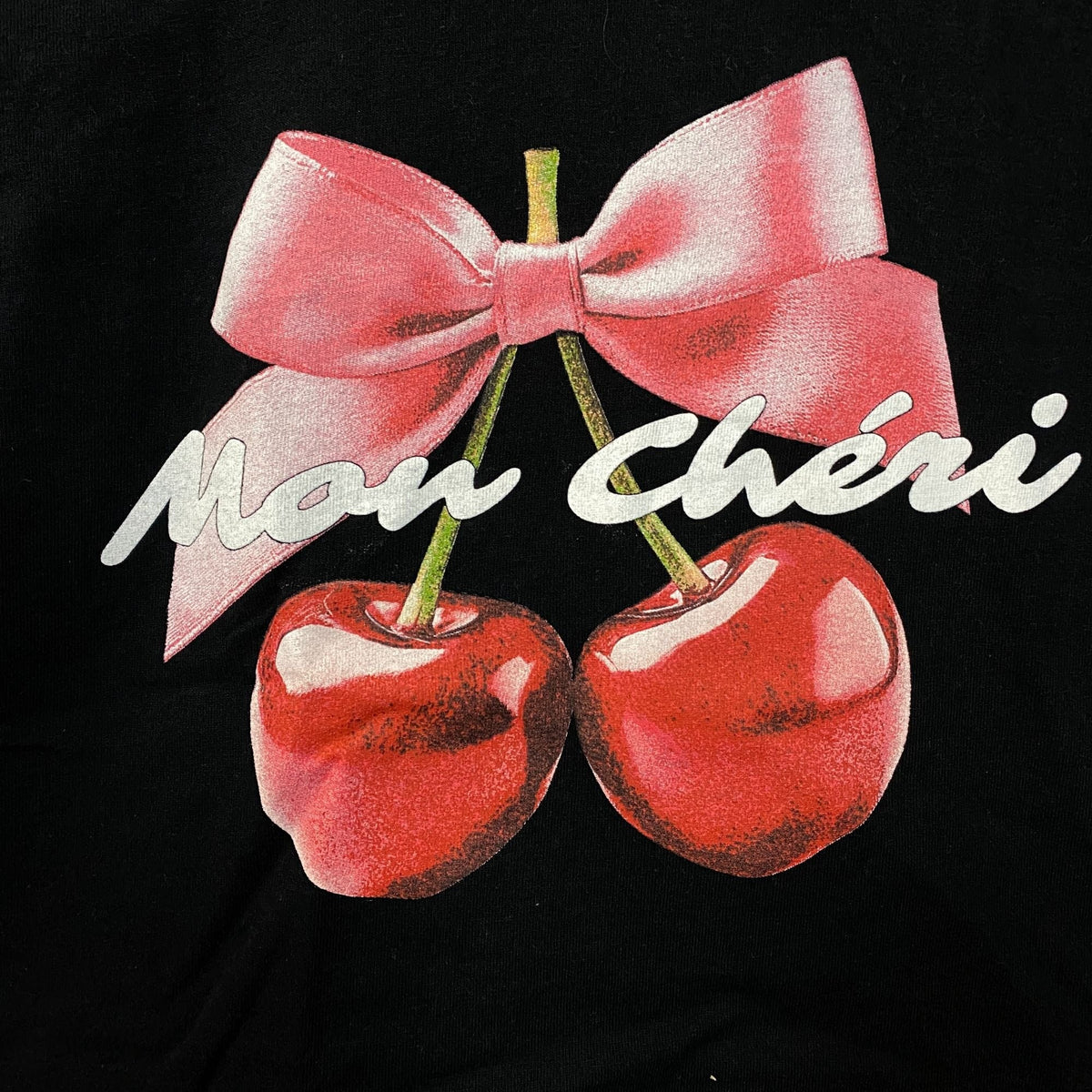 Junk Food Clothing Mon Cheri Vintage Style Graphic Crop Tee product image 2