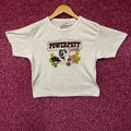 The Powerpuff Girls Western Cowgirls Graphic Women's Crop Top XL