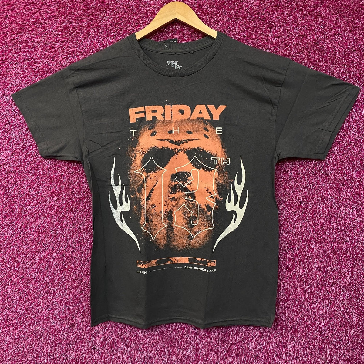 Friday the 13th Jason Voorhees Horror Graphic T-Shirt Large product image 1