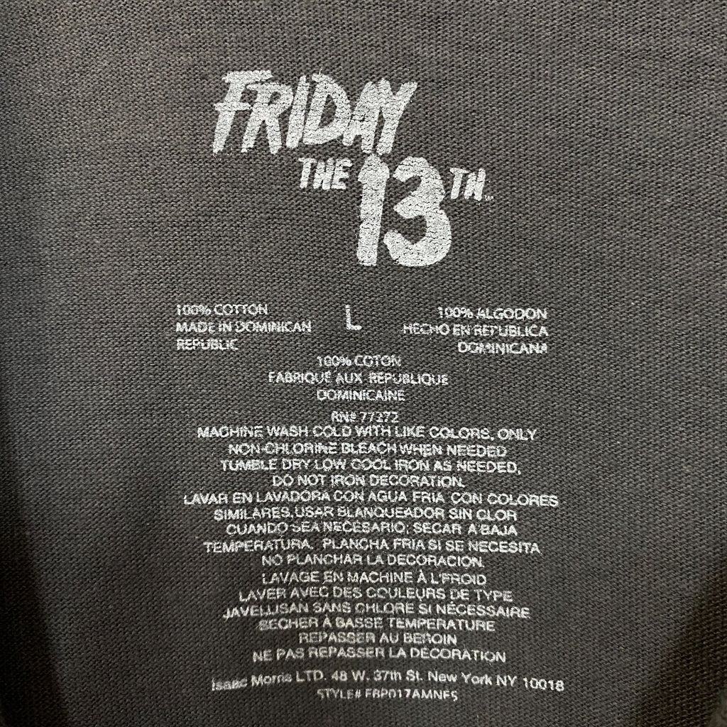 Friday the 13th Jason Voorhees Horror Graphic T-Shirt Large product image 4