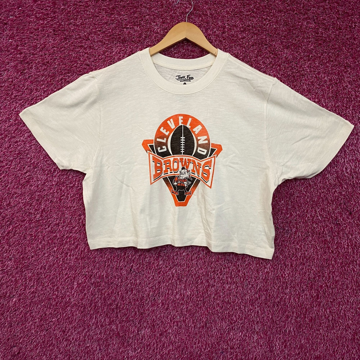 Junk Food Clothing Women's NFL Cleveland Browns Mock Neck product image 1