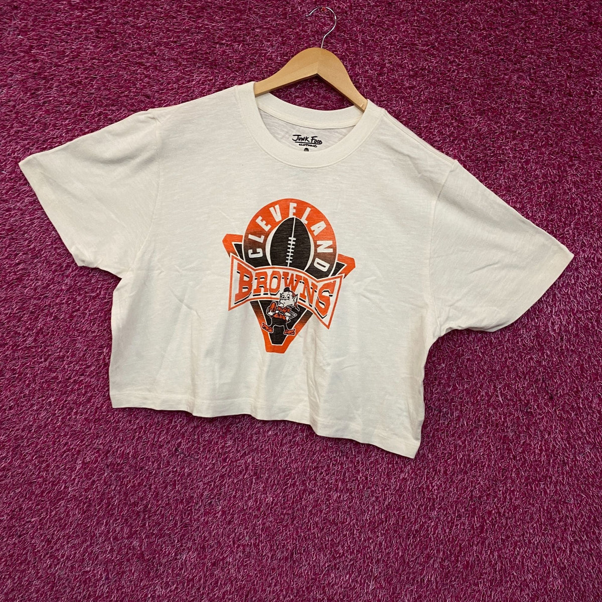 Junk Food Clothing Women's NFL Cleveland Browns Mock Neck product image 3