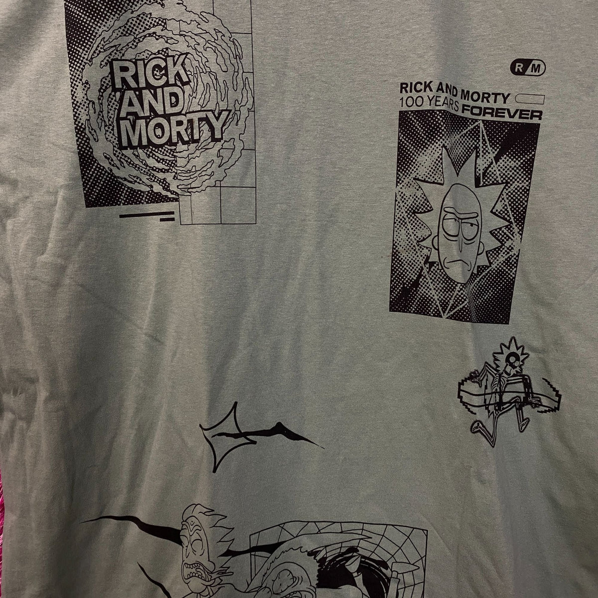 Rick and Morty Adult Swim Graphic T-Shirt Large product image 2