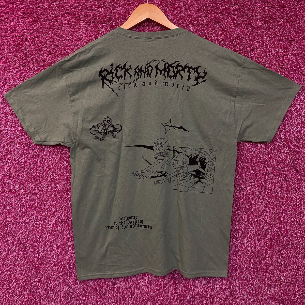 Rick and Morty Adult Swim Graphic T-Shirt Large product image 4