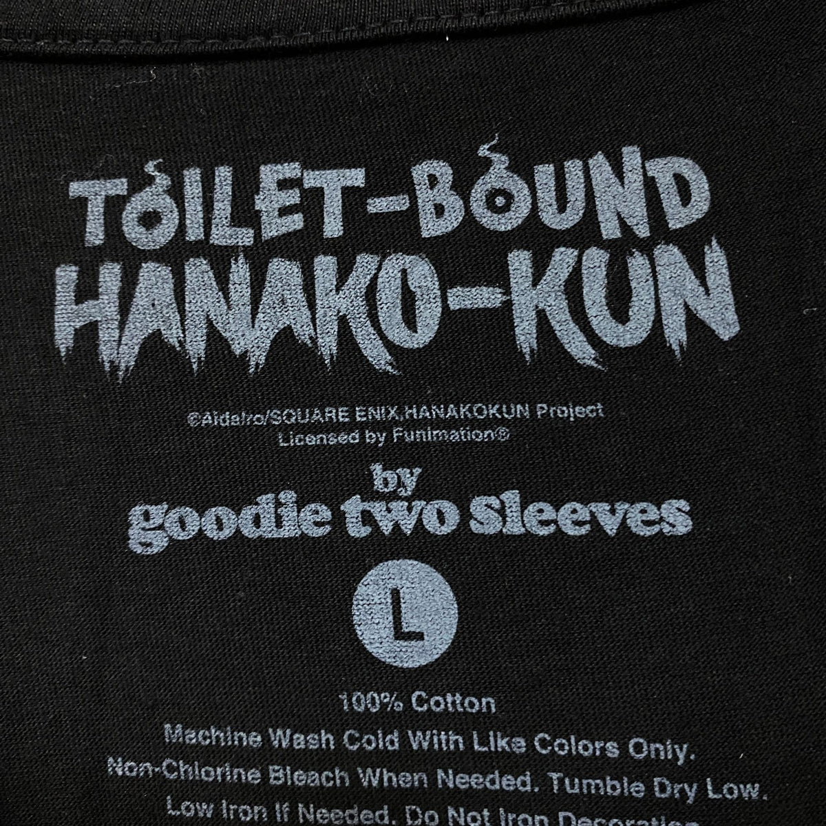 Toilet-Bound Hannako-Kun Manga Cover Poster Anime Tee L