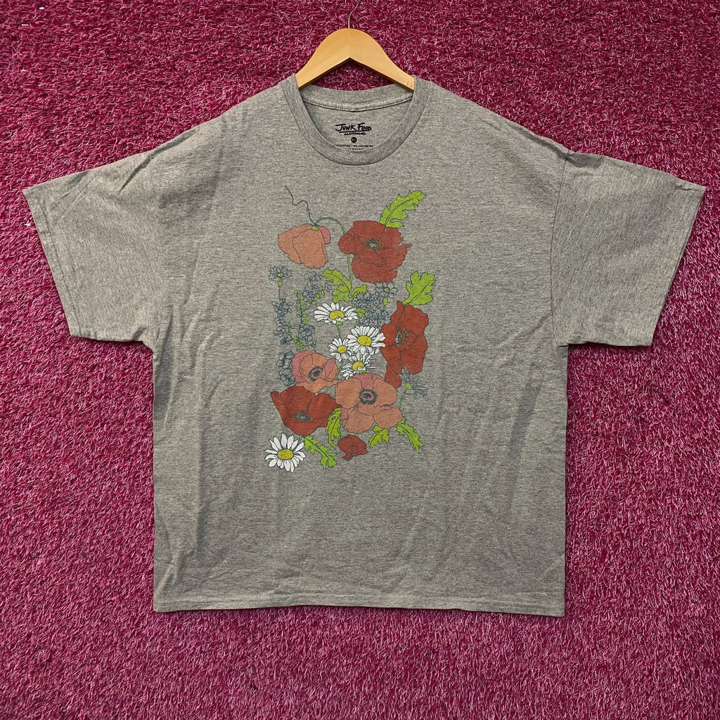Junk Food Flowers Cotton Graphic T-Shirt XL product image 1