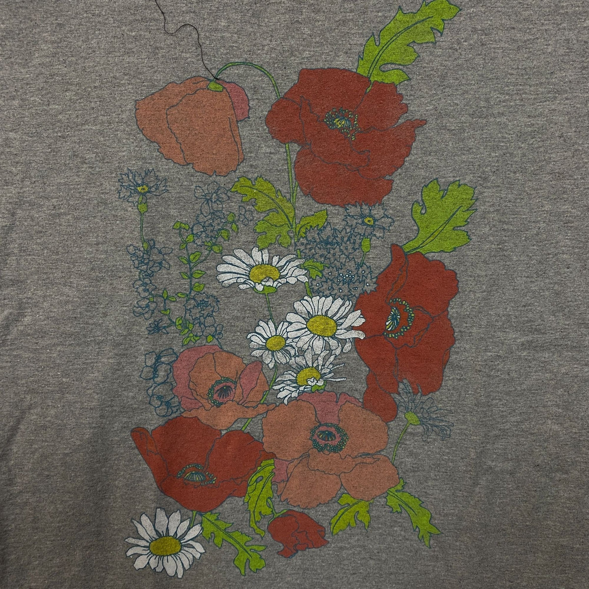 Junk Food Flowers Cotton Graphic T-Shirt XL product image 2
