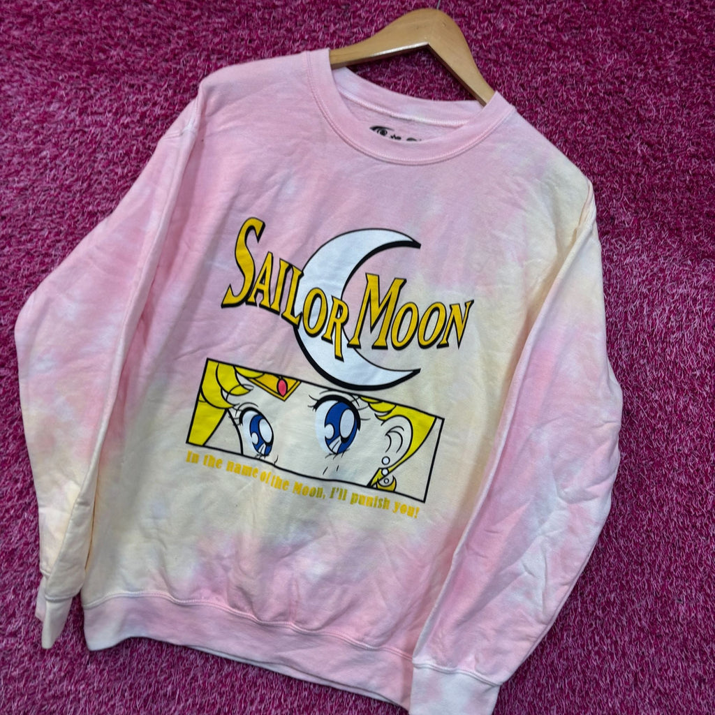 Sailor Moon Usagi Eyes Pretty Guardian Tie Dye Crewneck S