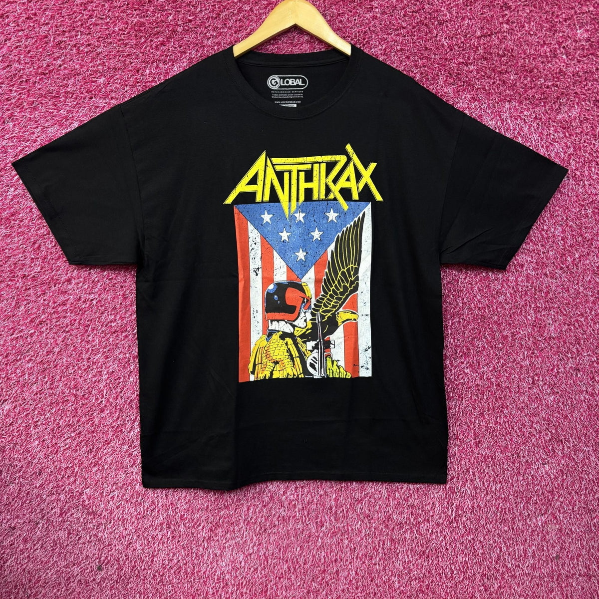 Anthrax Eagle Black T-Shirt XL product image 1