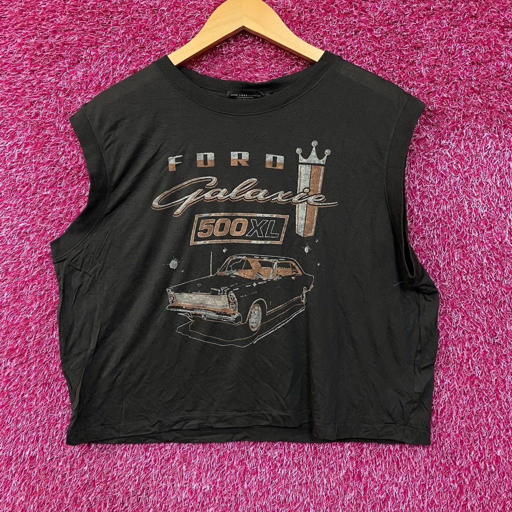 Junk Food Clothing Ford Galaxie 500 XL Vintage Style Graphic Women's Tissue Tank Large