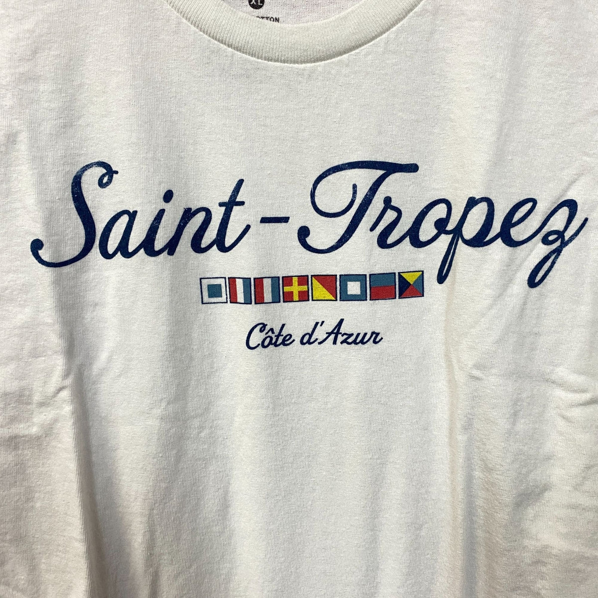 Junk Food Clothing Saint-Tropez Côte d'Azur Crop T-Shirt XL product image 2