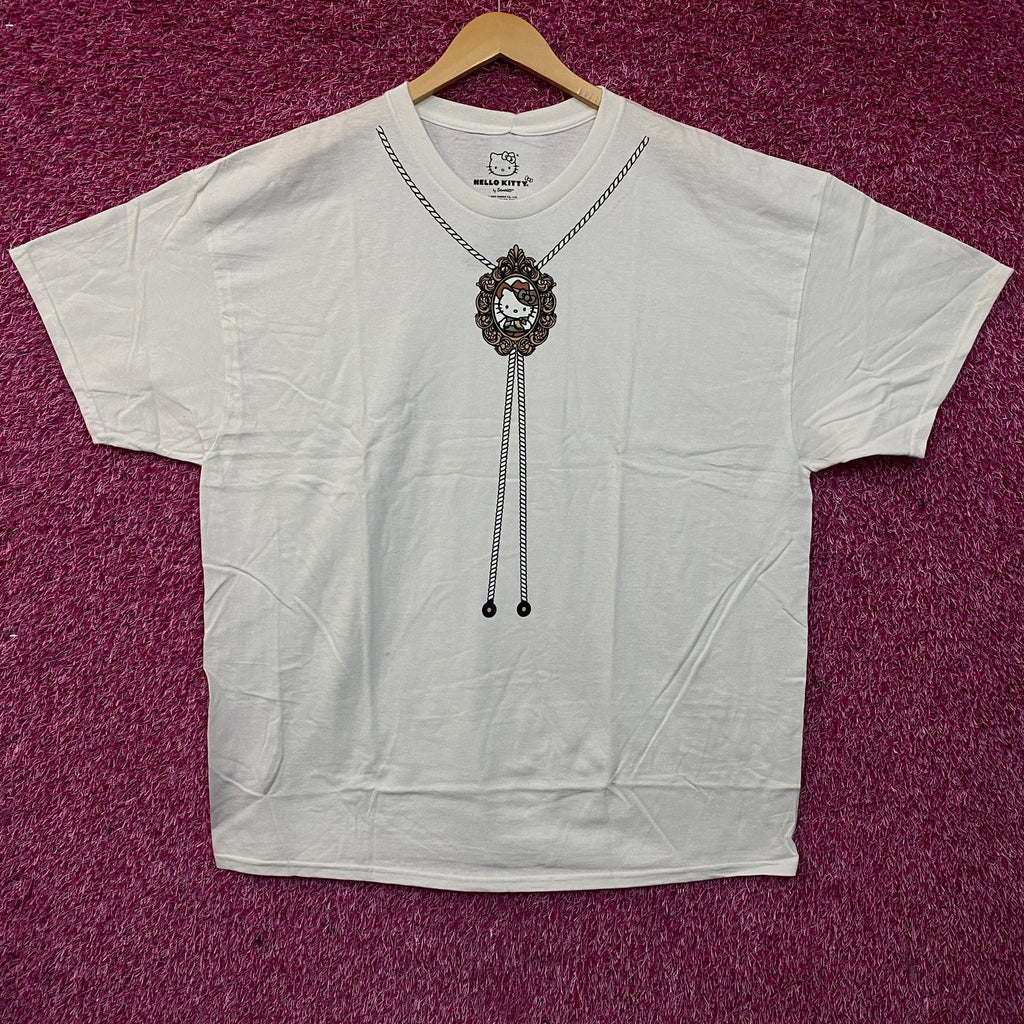 Sanrio Hello Kitty Bolo Tie Cute Graphic T-Shirt XL product image 1