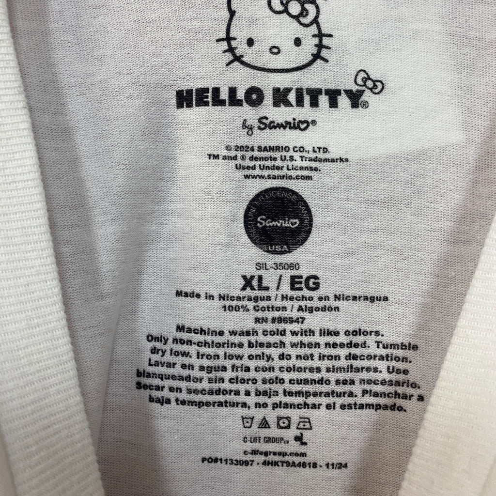 Sanrio Hello Kitty Bolo Tie Cute Graphic T-Shirt XL product image 4