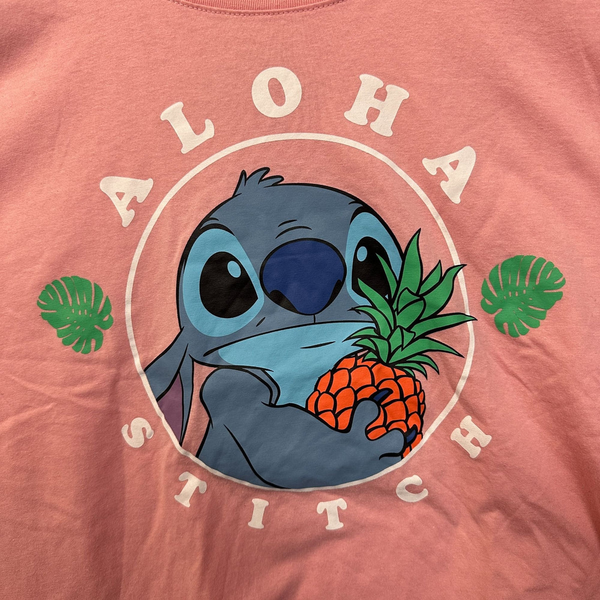 Stitch Aloha Hawaiian Pineapple Disney Movie Crop Top L product image 2