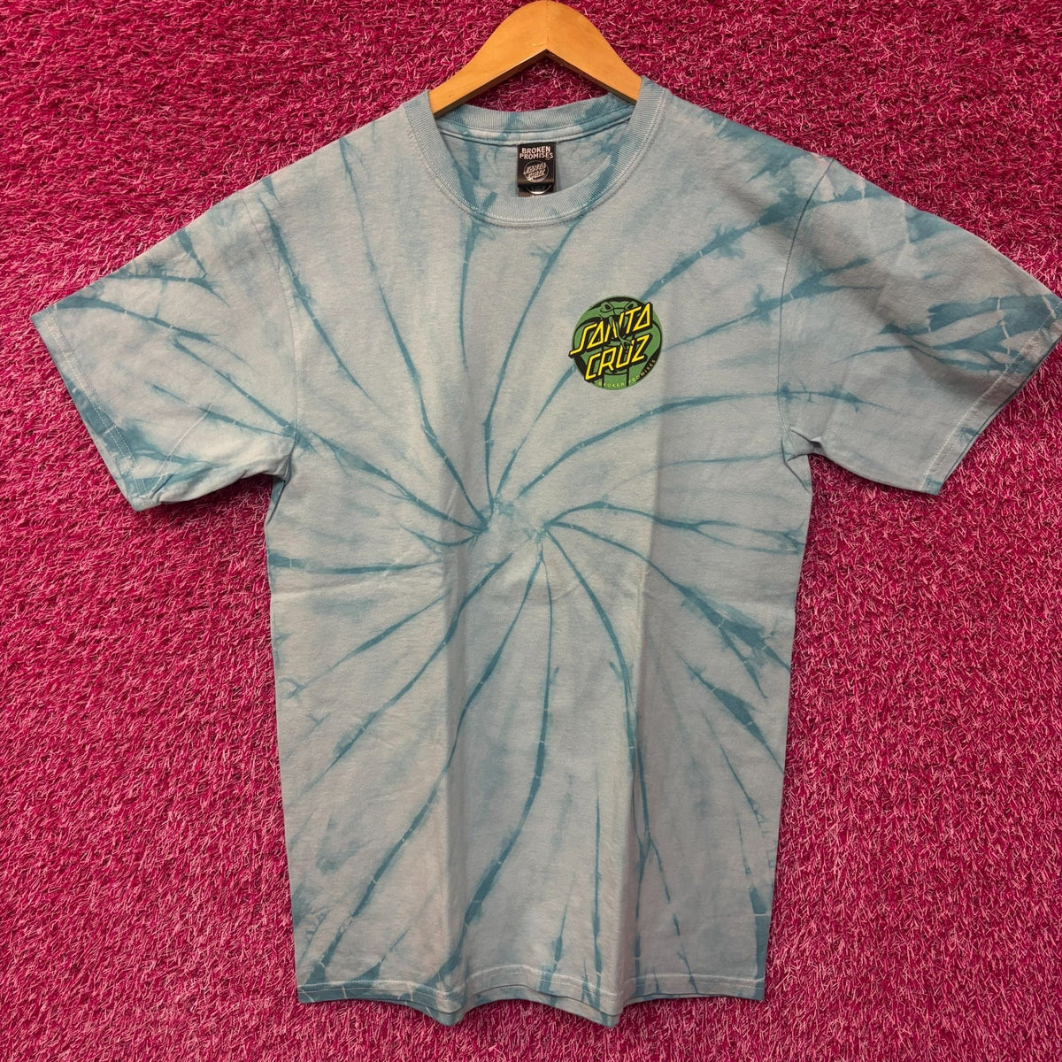 Broken Promises x Santa Cruz tiedye collab tshirt size product image 4
