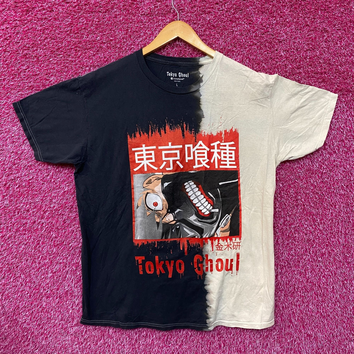 Tokyo Ghoul Ken Kaneki Anime Crunchyroll Split Dye L product image 1