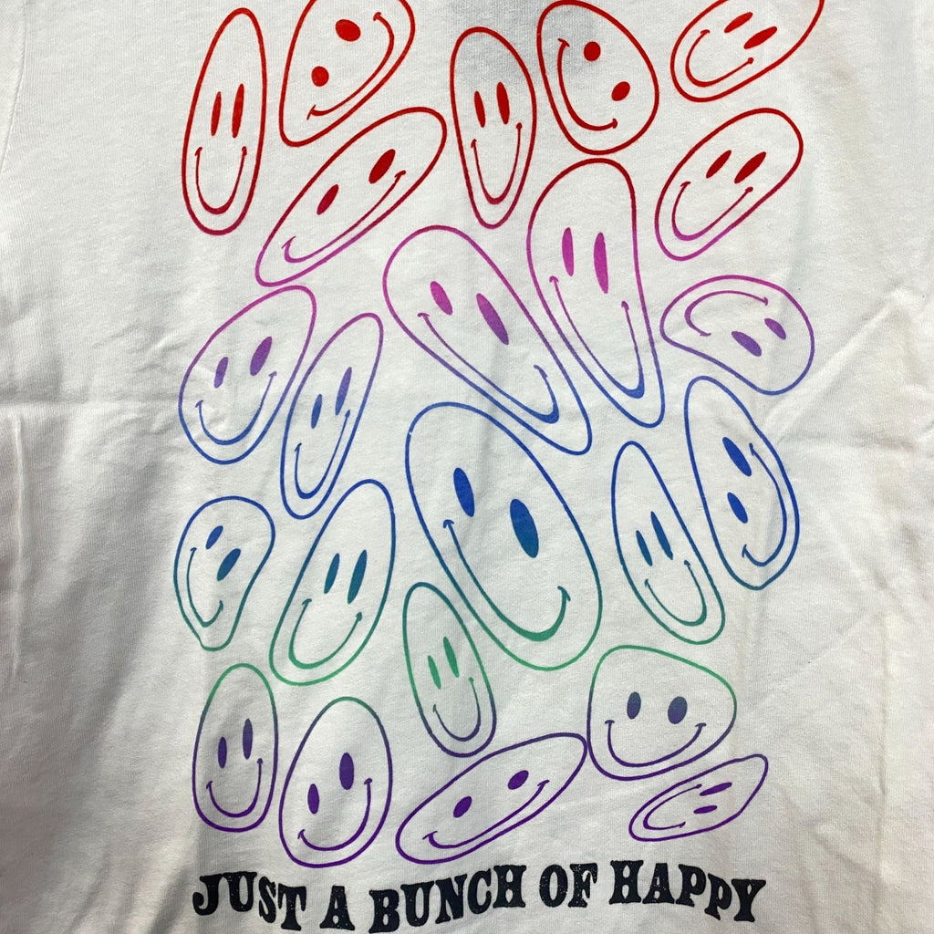 Junk Food Just a Bunch of Happy Smiley Face Graphic T-Shirt product image 2