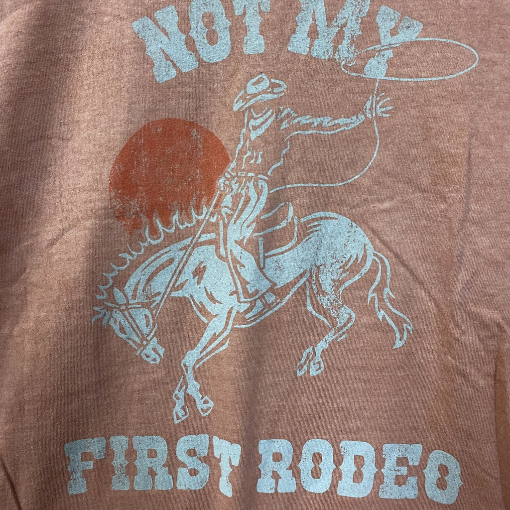 Not My First Rodeo Cowboy Vintage Style Graphic T-Shirt XL product image 2