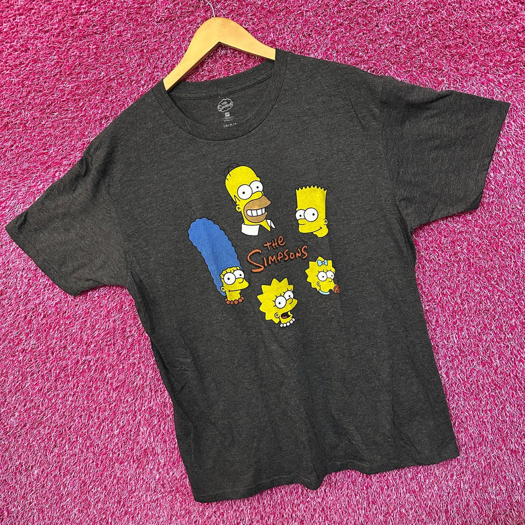 The Simpsons Family Cartoon Heads Animated Series Tee L product image 3
